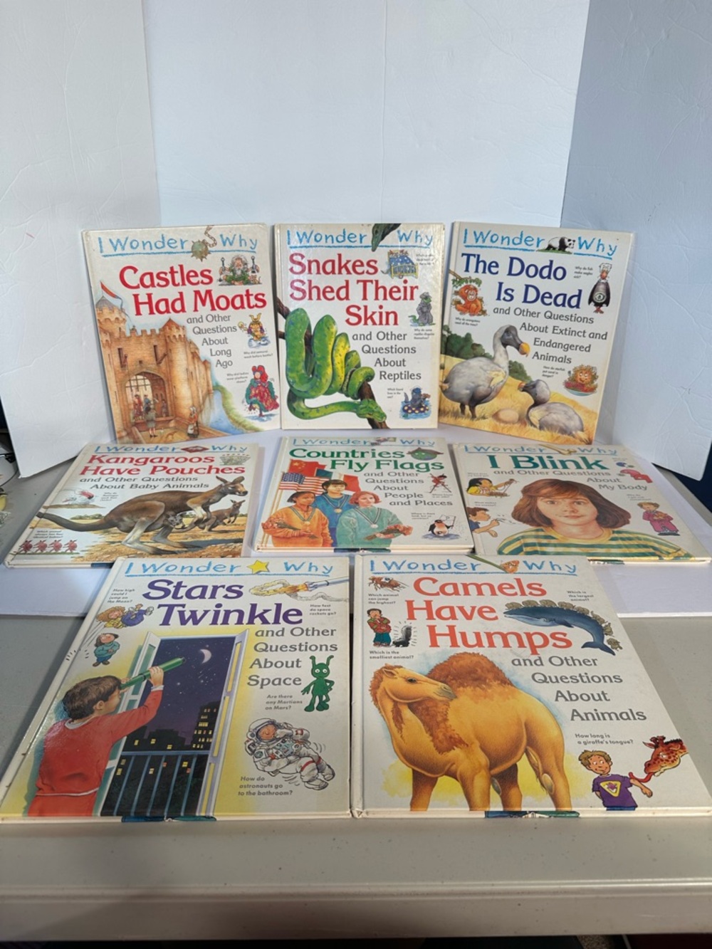 I Wonder Why Lot Of 8 Children’s Hardcover Books Educational Homeschool Learning